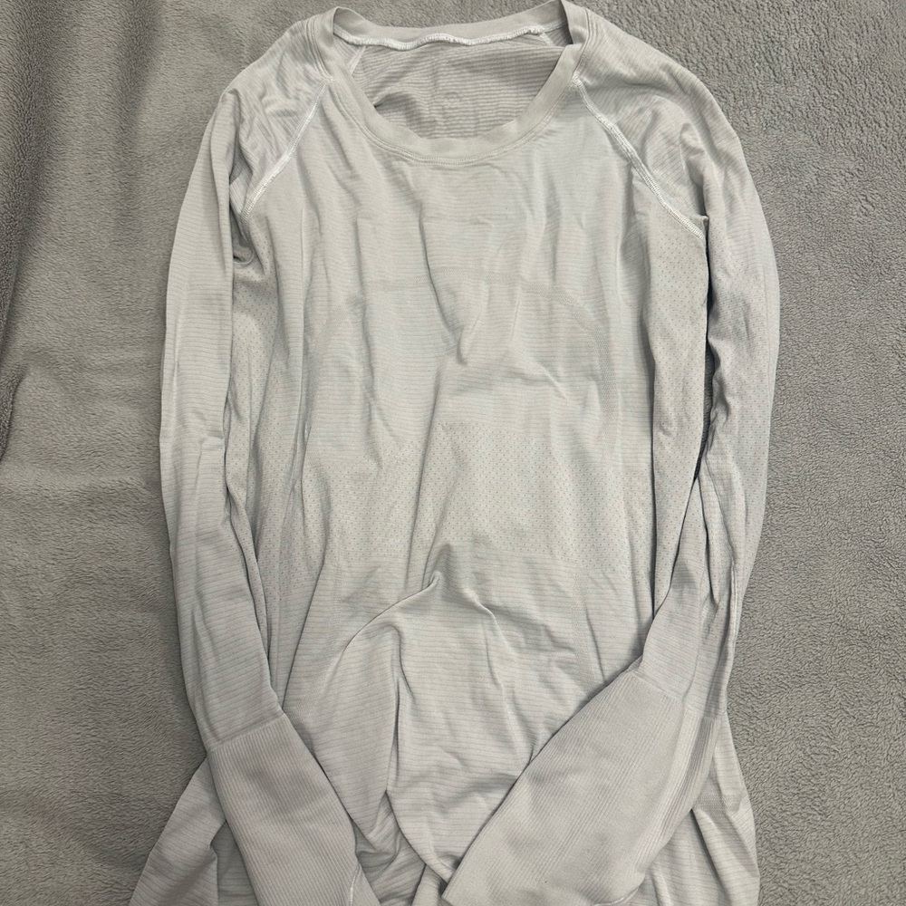 lululemon athletica White Long Sleeve Top